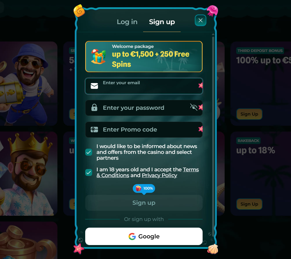 Our sign-up experience from click to confirmed account